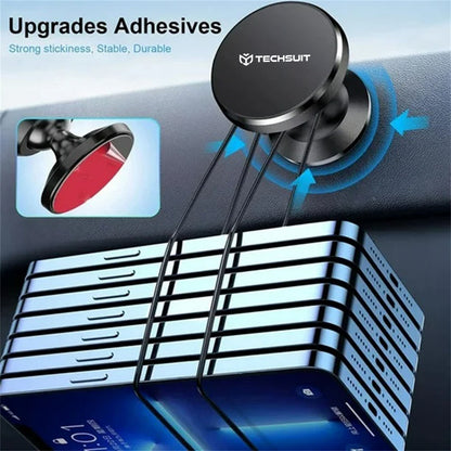 Suporte Auto Magnético Techsuit S10, Universal, Preto