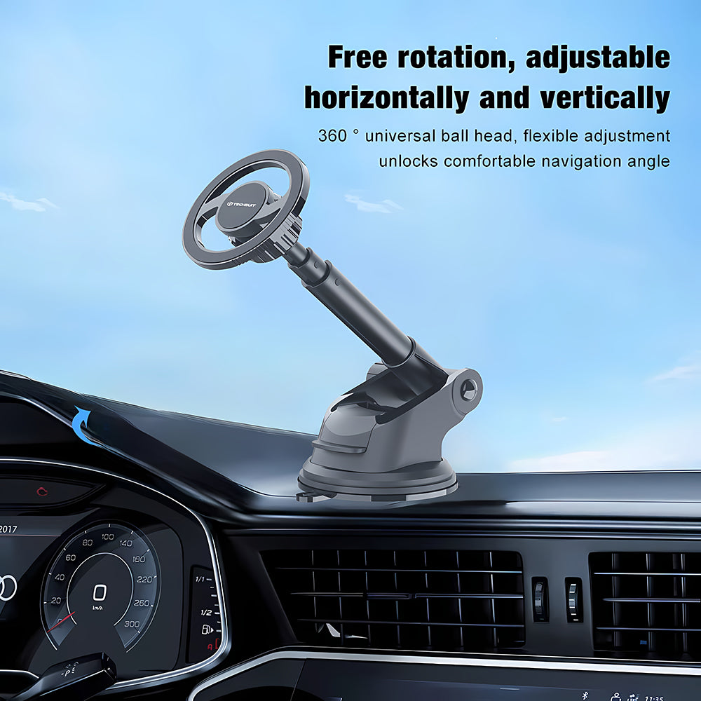 Suporte Auto Magnético Techsuit S12, Universal, Preto