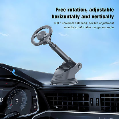 Suporte Auto Magnético Techsuit S12, Universal, Preto