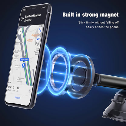 Suporte Auto Magnético Techsuit S12, Universal, Preto