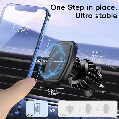 Suporte Auto Magnético Techsuit S2, Universal, Preto