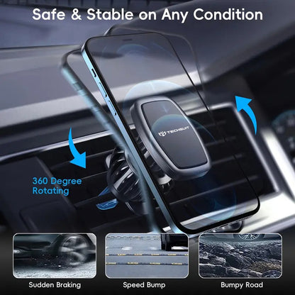 Suporte Auto Magnético Techsuit S2, Universal, Preto