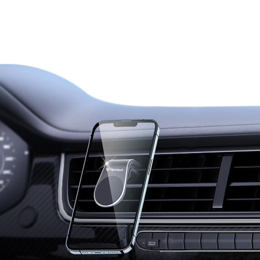 Suporte Auto Magnético Techsuit S7, Universal, Prateado