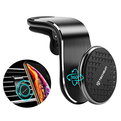 Techsuit S8 Magnetic Car Holder, Universal, Silver