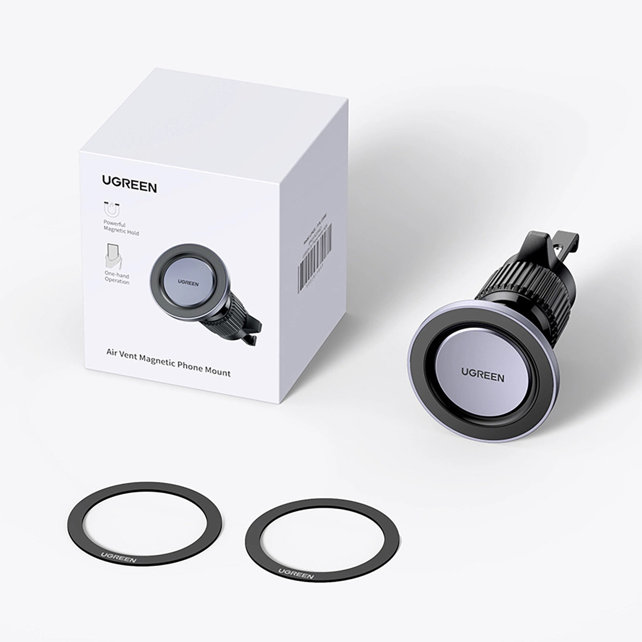 Suporte Auto Magnético UGREEN LP428, Universal, Preto