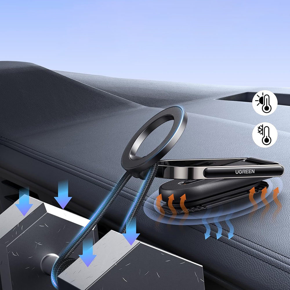 Suporte Auto Magnético UGREEN LP924 (65186), Universal, Preto