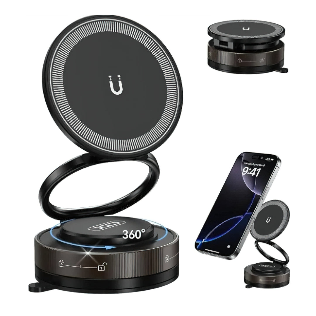 Suporte Auto Magnético XO Design C177, Universal, Preto