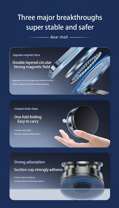 Suporte Auto Magnético XO Design C177, Universal, Preto