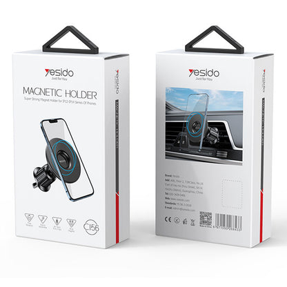 Suporte Auto Magnético Yesido C156, Universal, Preto