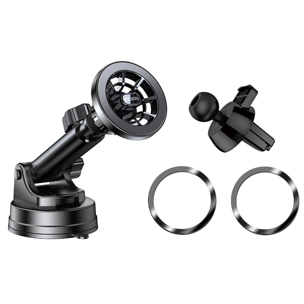 Suporte Auto Magnético Yesido C158, Universal, Preto