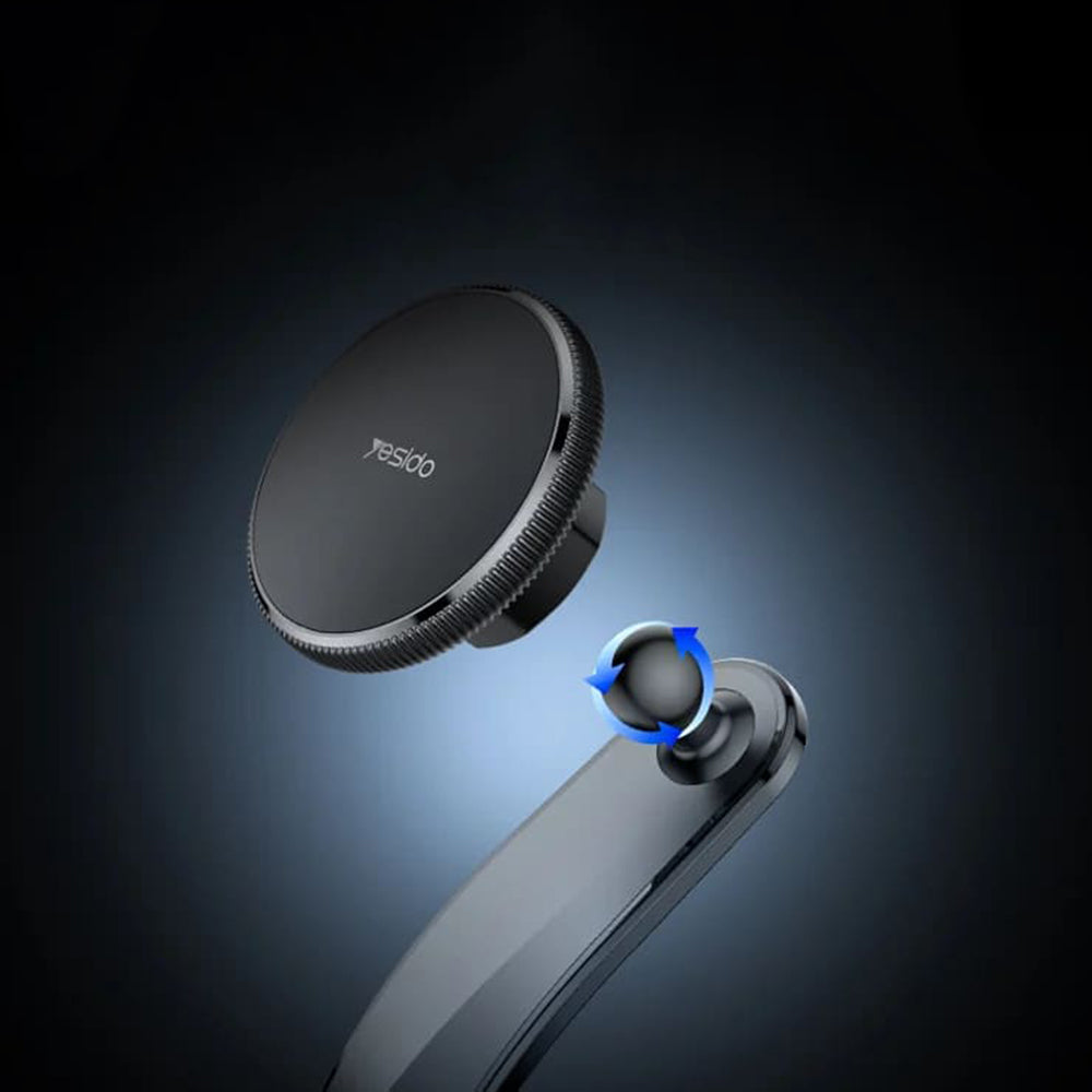 Suporte Auto Magnético Yesido C176, Universal, Preto