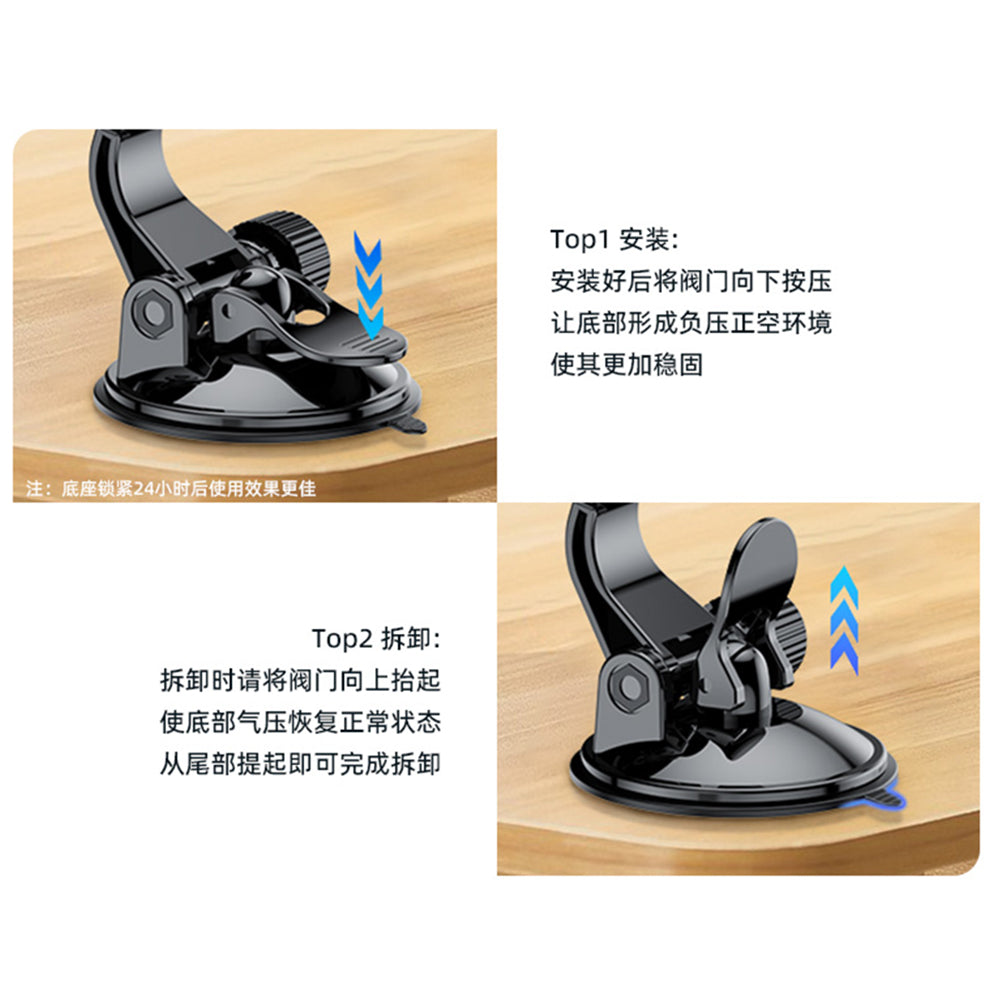 Suporte Auto Magnético Yesido C177, Universal, Preto