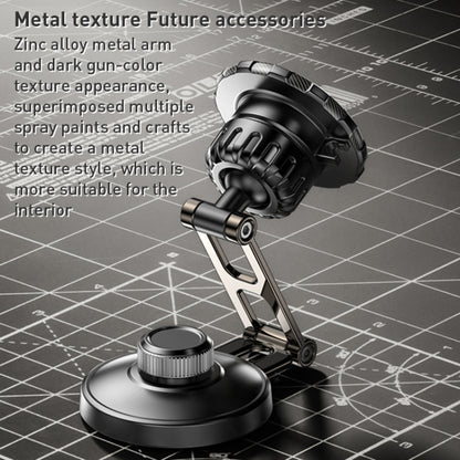 Suporte Auto Magnético Yesido C198, Universal, Cinzento