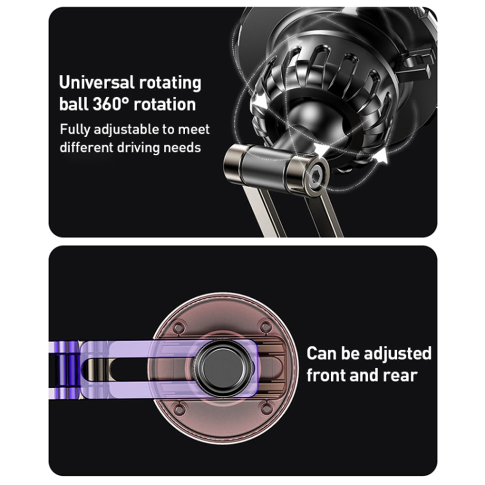 Suporte Auto Magnético Yesido C198, Universal, Cinzento