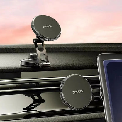 Suporte Auto Magnético Yesido C199, Universal, Cinzento