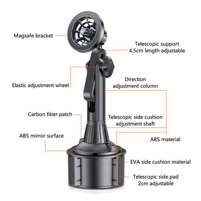 Suporte Auto Magnético Yesido C200, Universal, Preto