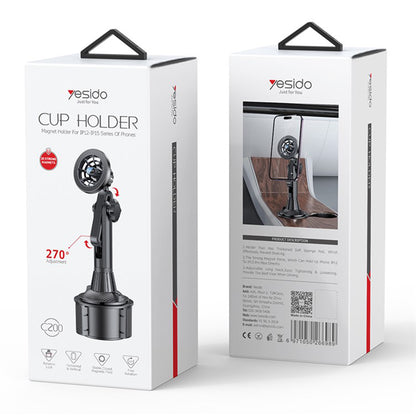 Suporte Auto Magnético Yesido C200, Universal, Preto