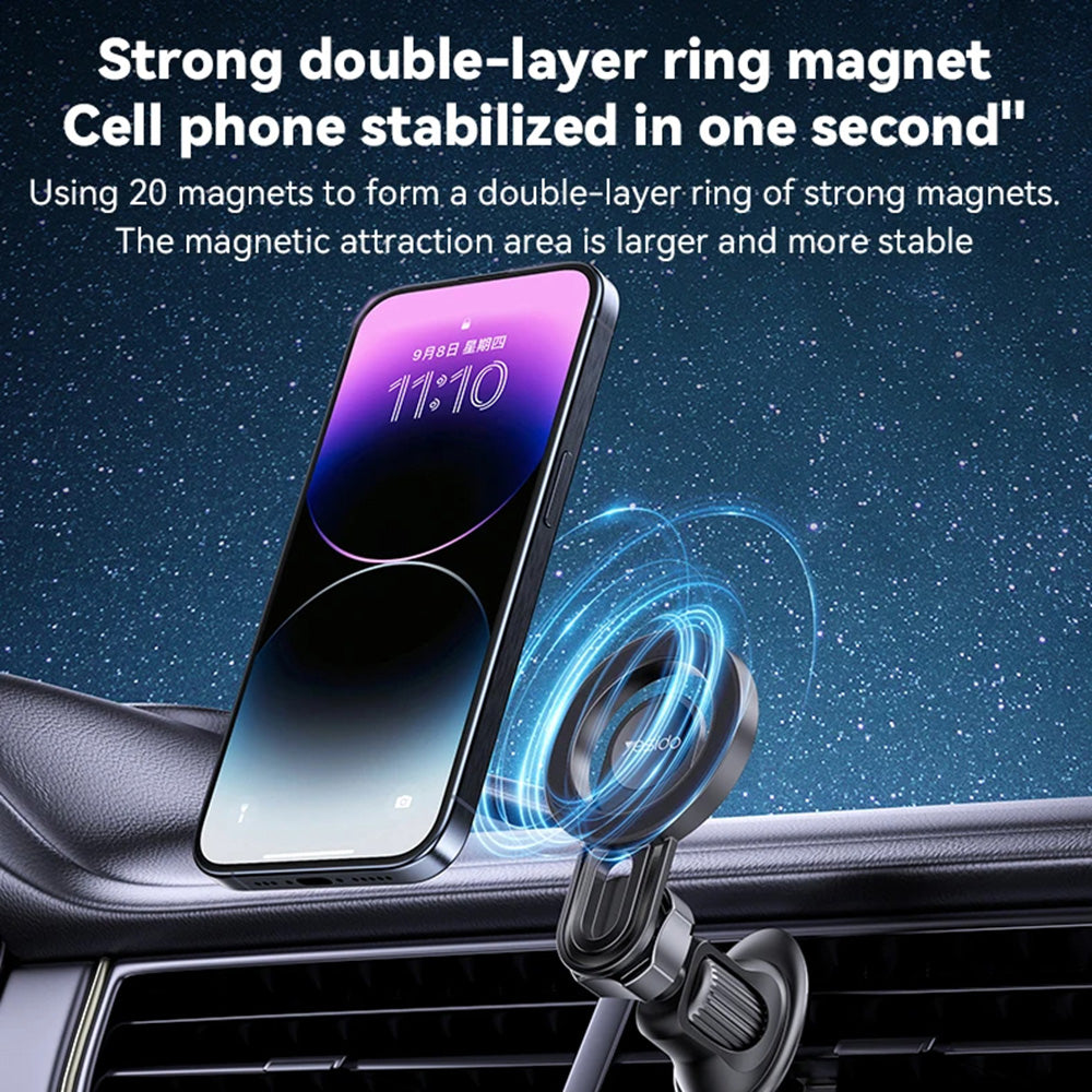 Suporte Auto Magnético Yesido C209, Universal, Preto