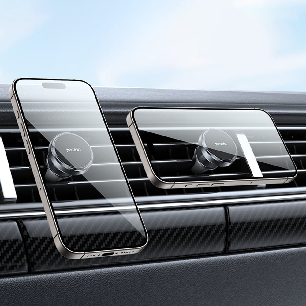 Suporte Auto Magnético Yesido C214, Universal, Preto