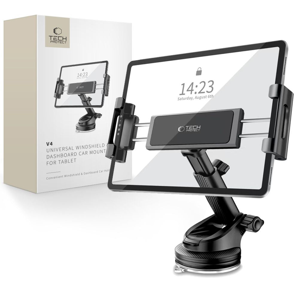 Suporte Auto Tech-Protect V4 para Tablet, 141mm - 280mm, Preto