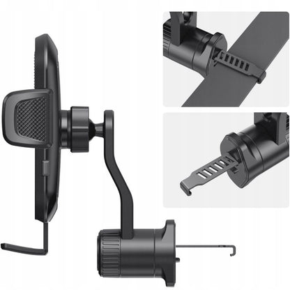 Suporte Auto Tech-Protect V8 Rotary Vent, Universal, Preto