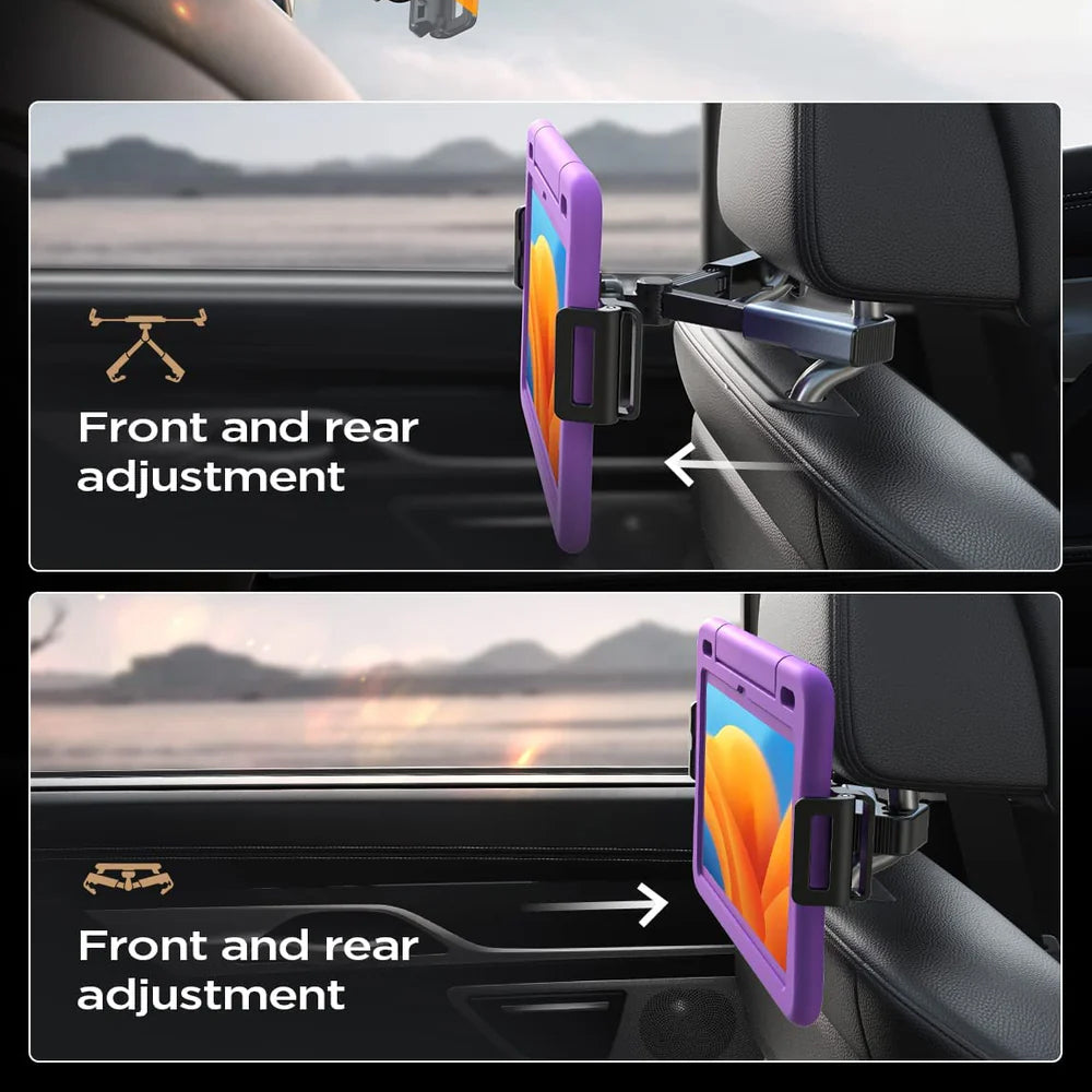 Suporte Auto para Encosto de Cabeça Lisen para Telefone / Tablet, 4.7inch - 12.9inch, Preto YL0221030002