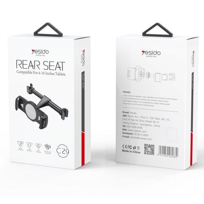 Suporte Auto para Encosto de Cabeça Yesido C29, 4 polegadas - 10 polegadas, Preto