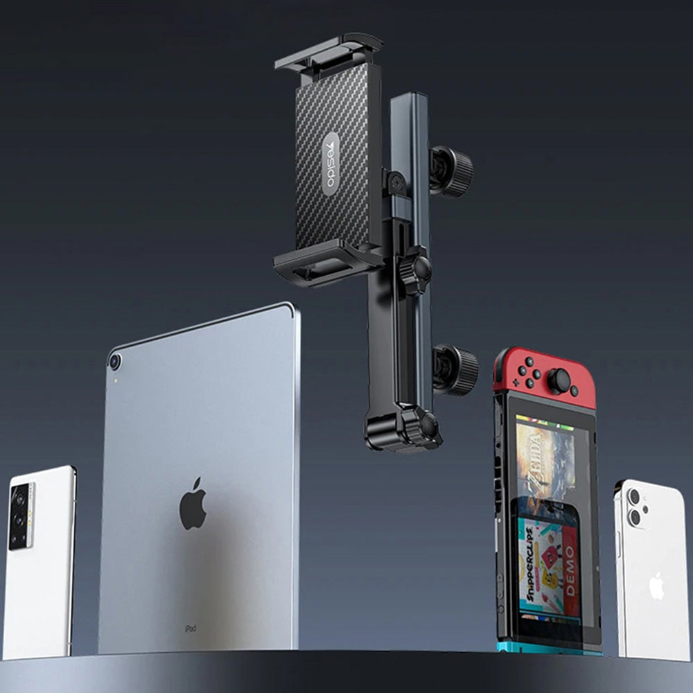 Suporte Auto para Encosto de Cabeça Yesido C294, 4.7 polegadas - 13 polegadas, Preto