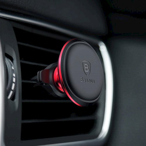 Suporte Automóvel Magnético Baseus Air Vent, Universal, Vermelho C40141201913-00