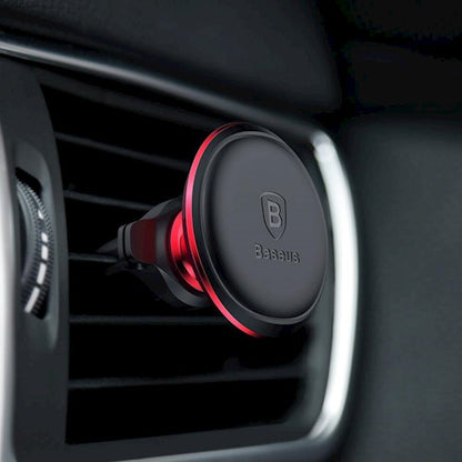 Suporte Automóvel Magnético Baseus Air Vent, Universal, Vermelho C40141201913-00
