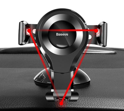 Baseus Osculum Gravity Car Mount, 63mm - 85mm, SUYL-XP01 Preto