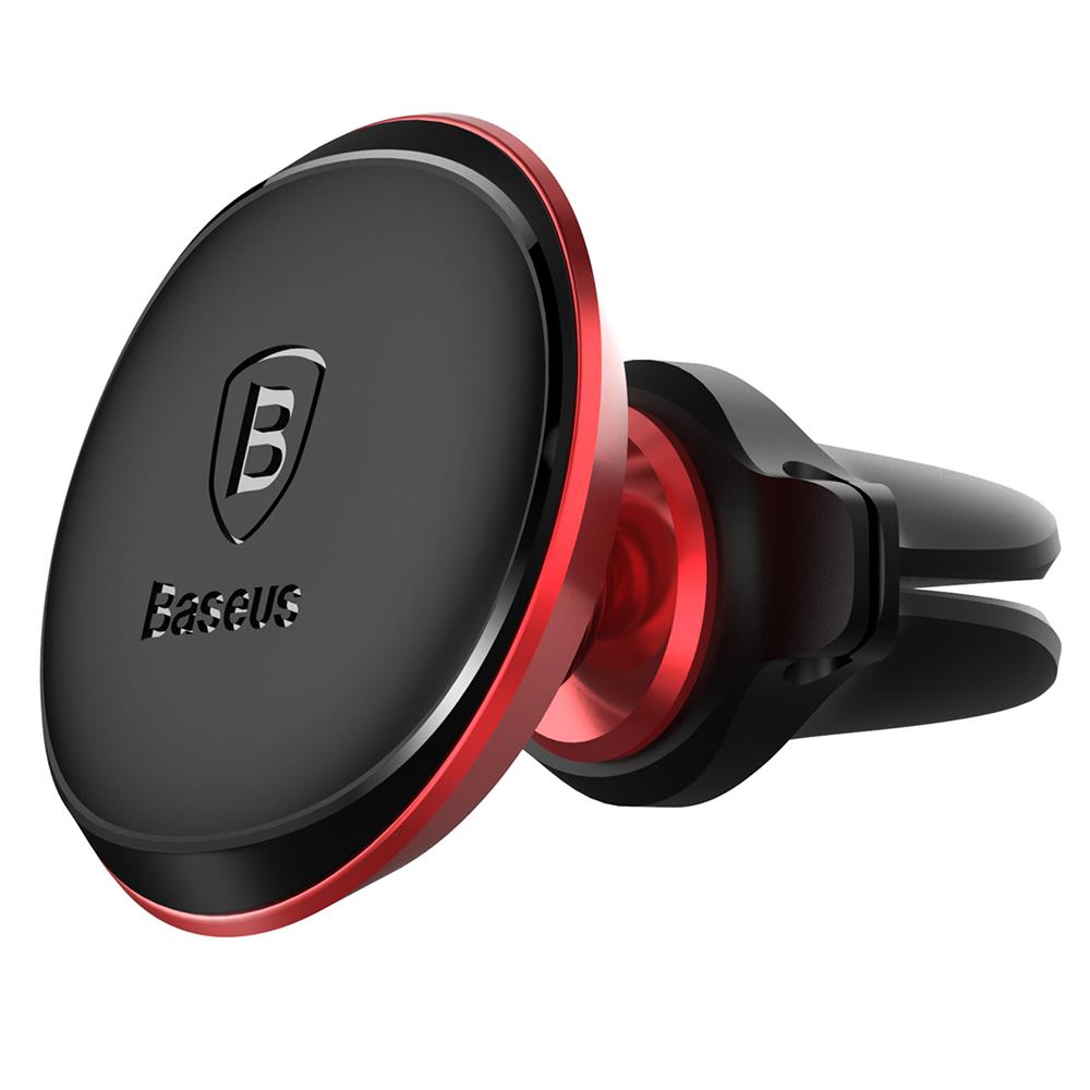 Suporte Automóvel Magnético Baseus Air Vent, Universal, Vermelho C40141201913-00