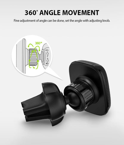 Suporte Automóvel Magnético Ringke Power Clip, Universal, Preto