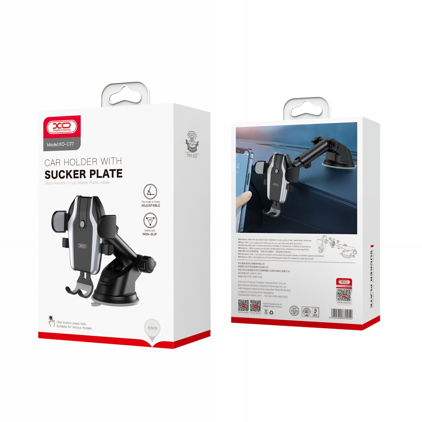 Suporte Auto XO Design C77, Universal, Preto