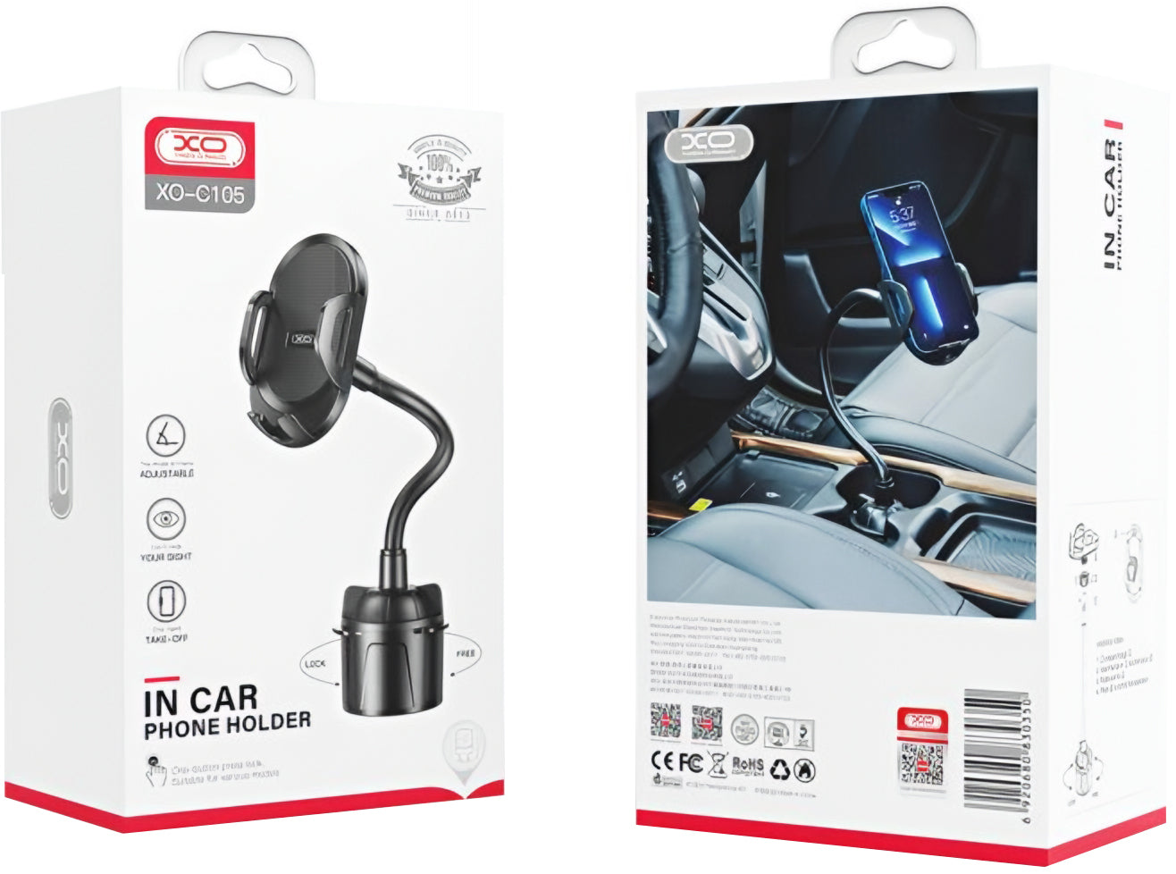 Suporte Auto XO Design C105, Universal, Preto