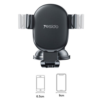 Suporte Auto Yesido C120, 4 polegadas - 6.5 polegadas, Preto