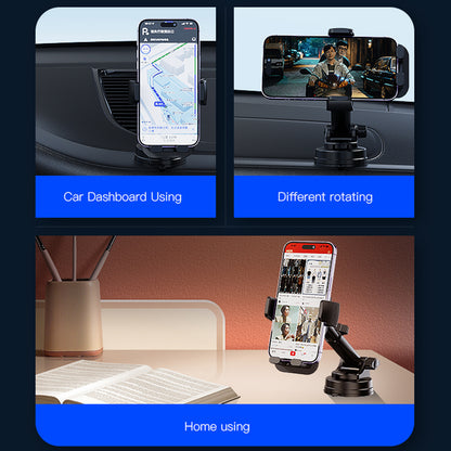 Suporte Auto Yesido C174, 4 polegadas - 6.7 polegadas, Preto