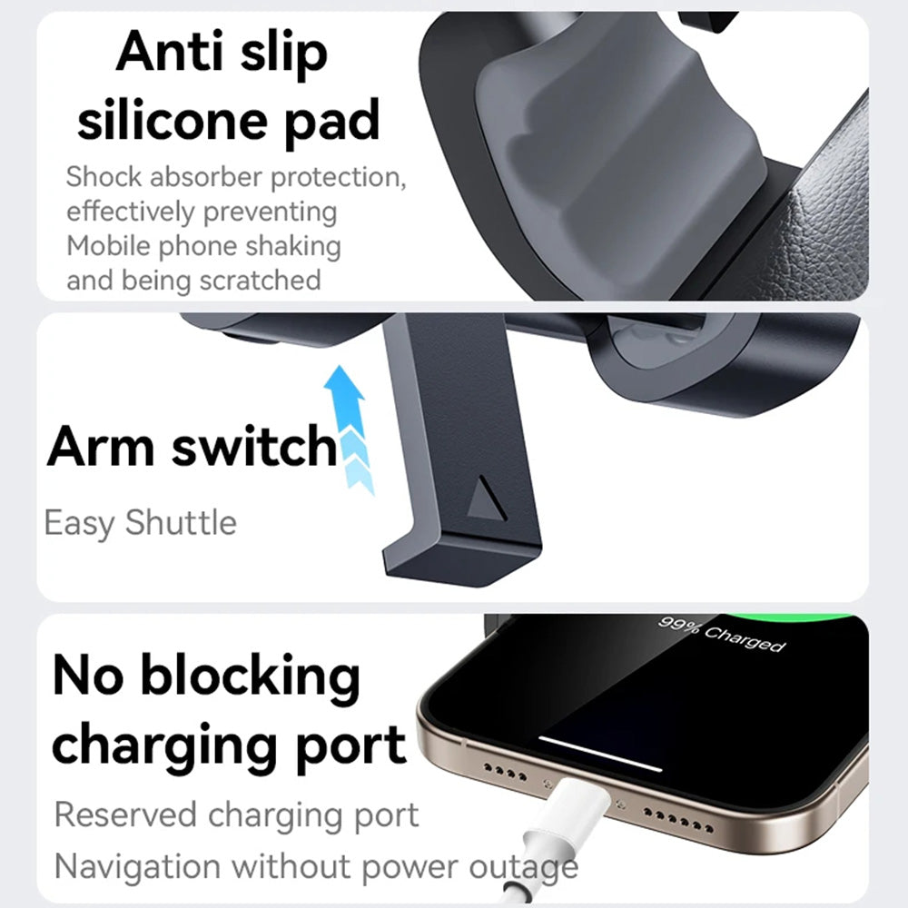 Yesido C240 Car Holder, Universal, Black