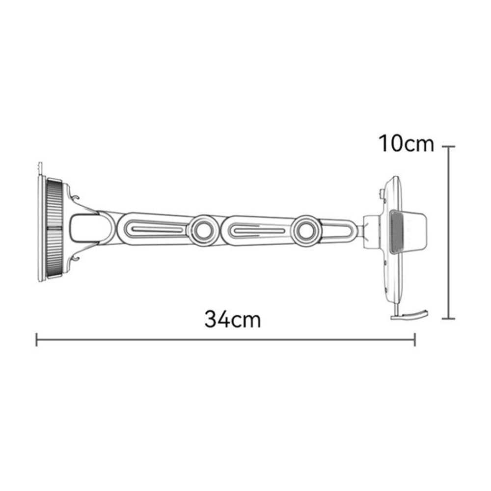 Yesido C275 Car Holder, 4.7inch - 7.2inch, Black