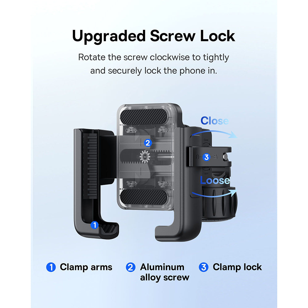 Suporte para Bicicleta Baseus GoTrip, 5.7inch - 7.2inch, Preto C40572301111-00