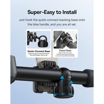 Suporte para Bicicleta Baseus GoTrip, 5.7inch - 7.2inch, Preto C40572301111-00