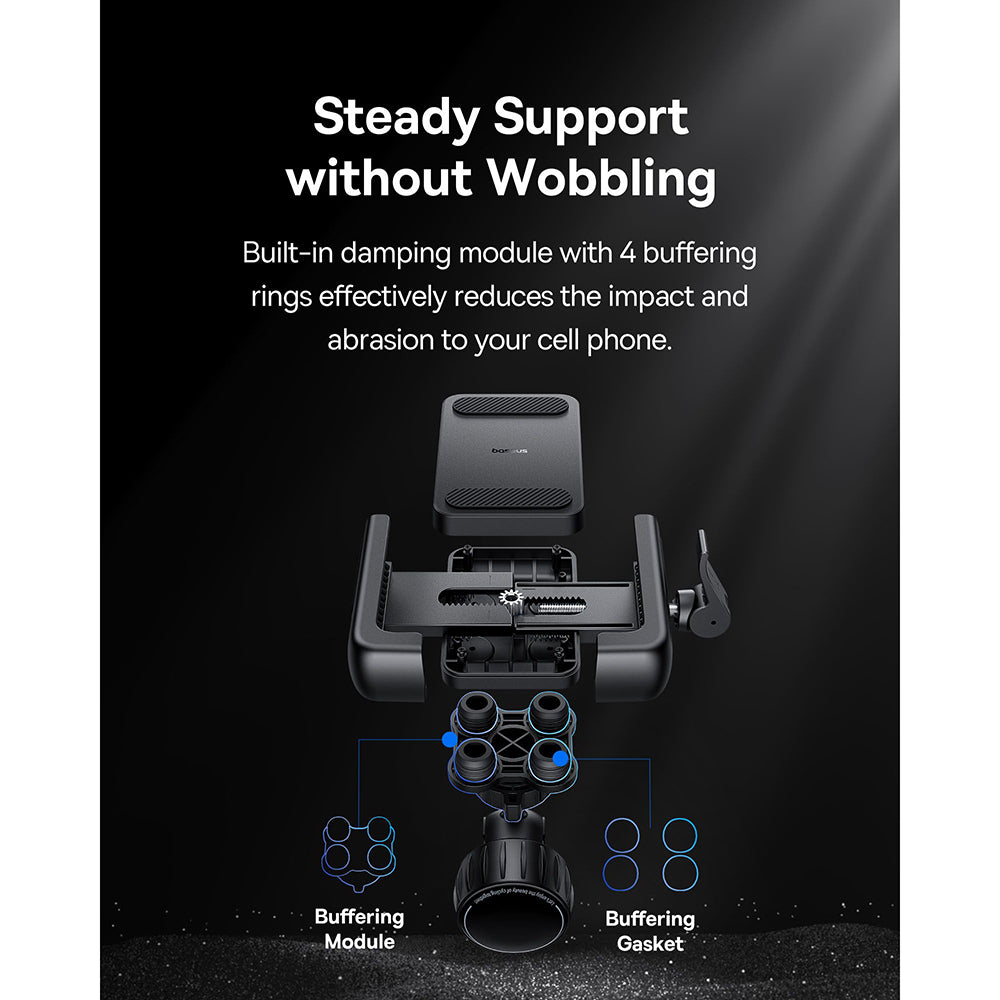 Suporte para Bicicleta Baseus GoTrip, 5.7inch - 7.2inch, Preto C40572301111-00