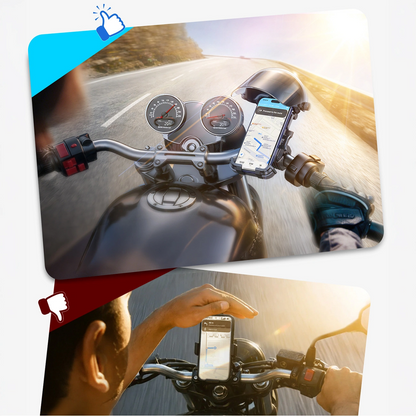 Suporte para Bicicleta e Motociclo com Protetor Solar Joyroom JR-ZS526, 4.7polegadas - 7polegadas, Preto