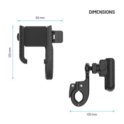 Suporte para Bicicleta Fixed Bikee Plus Vista, Universal, Preto