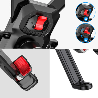 Suporte para Bicicleta Joyroom JR-ZS288-m, 4.7 polegadas - 7 polegadas, Preto