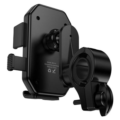 Suporte para Bicicleta e Motociclo Borofone BH141 Camino, 6 polegadas - 7 polegadas, Preto