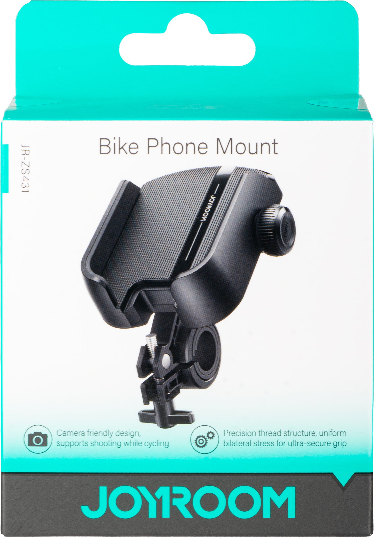 Suporte para Bicicleta e Motocicleta Joyroom JR-ZS431, 4.7 polegadas - 7 polegadas, Preto