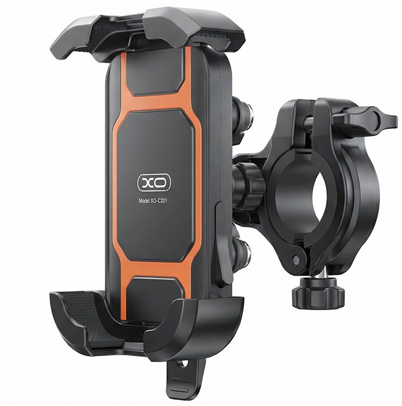 Suporte para Bicicleta e Motociclo XO Design C201, 4.5 polegadas - 7 polegadas, Preto Laranja