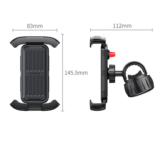 Suporte para Bicicleta UGREEN LP494, 4.7 polegadas - 6.8 polegadas, Preto