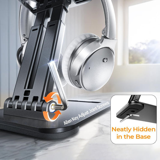 Suporte de Escritório Lisen para Telefone / Tablet, 4inch - 15.9inch, Preto YL0424080007